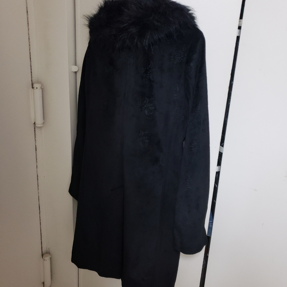 Rampage Black Dress Coat Size Large